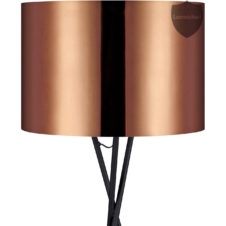 Ivy Bronx Alundra 62.2'' Black Tripod Floor Lamp Wayfair